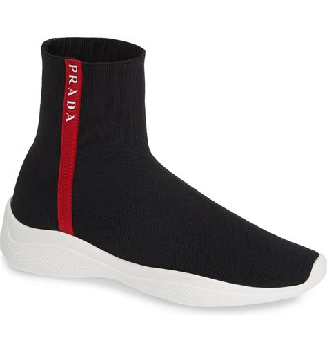 prada socks sneakers|prada sock sneakers women's.